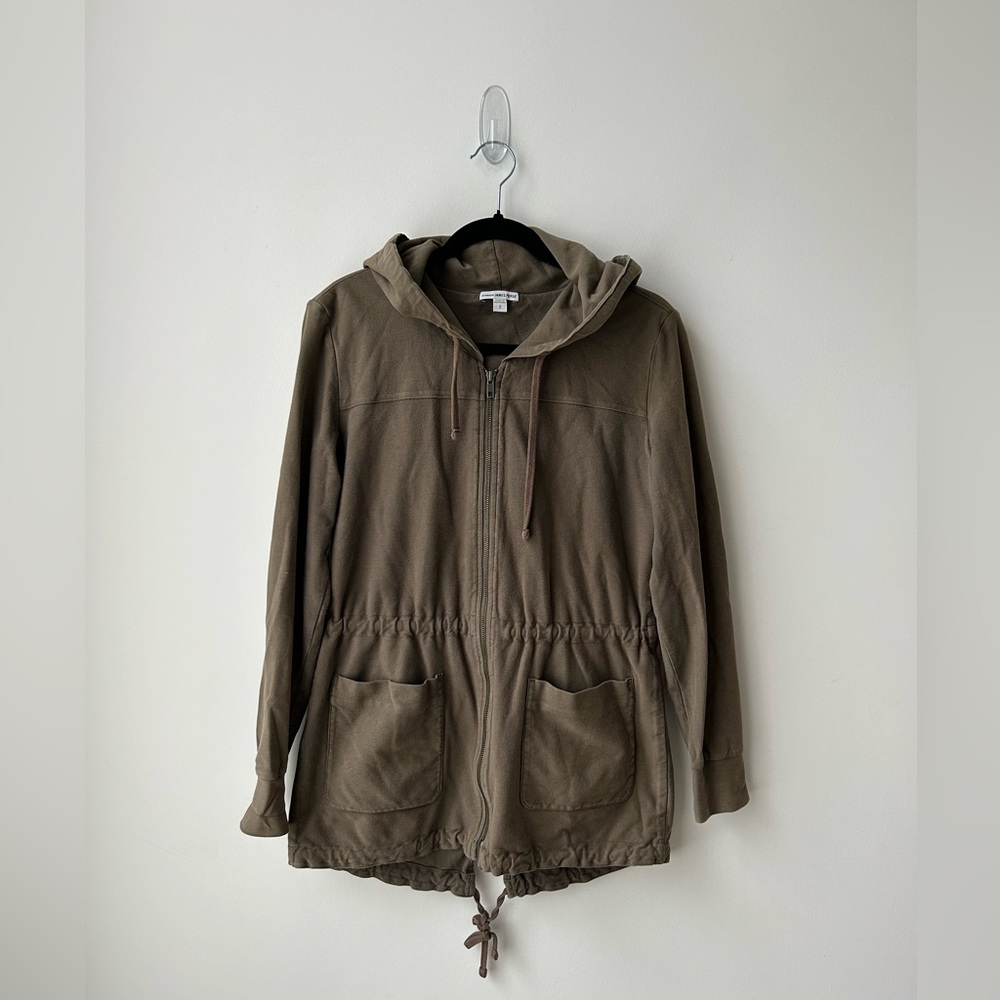 James Perse Field Jacket Women's Size 2 (Medium) Olive Green Utility Coat